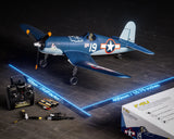 VOLANTEXRC Brushless 4CH RC Plane Corsair F4U 500mm 768-3 76803 2.4GHz Remote Control Airplane Fighter RTF with 6-Axis Gyro
