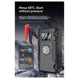Exclusive Car Emergency Start-Up Power Supply(4In1), Wireless Inflation Pump, Phone Charging, Large Capacity Lighting 6000A