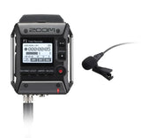 ZOOM F1-LP F1LP field recorder+lavalier mic mini recorder digital recording interview DSLR video mic live broadcast wedding