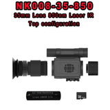 NK008 Digital Infrared Night Vision High-definition Tactical Hunt Telescope Full Dark Photography Recording 5X Scope Monocular