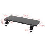 Wooden Ergonomic Desk Extender Tray Wrist Rest Pad Armrest for Keyboard Typing Home Office Extension Platform Mouse Pad Holder