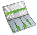 Medical Equipment Stainless Steel Lab Mirror Cassette Sterilization Trays for Orthodontics Photography Mirror