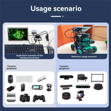 -4-Port High-Speed USB 3.0 Hub 30CM USB Splitter Adapter, Expansion Dock Forfast Data Transfer, Multi-Device Support
