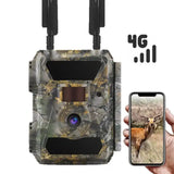 Willfine Sifar 4.0CG PRO 24MP 4G LTE Infrared Cellular Trail Camera Traps with MMS GPS No Glow 940nm LEDs for Wildlife Monitor