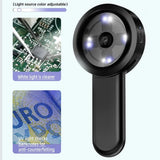 Handheld Mini Electronic Digital Microscope Magnifier 100X Zoom 16MP HD Magnifying Glass With Light /UV Light Mode Windows/Mac