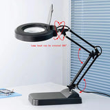 Suitable for electronic repair and precision work X02-7, 30x magnification desk lamp with LED light