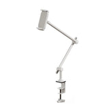 Aluminum Tablet Stand Holder Clamp Mount with 360° Adjustable Long Arm, Tablet Holder for 4"-13" IPhone, IPad , Kindle, Switch