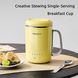 450ml Electric Kettle Travel Multicooker Hotpot Portable Heating Cup Stew Pot Health Preserving Pot 220V Cooking Pot for Office