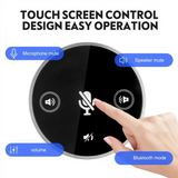 PC Microphone 360 Degree Omnidirectional Condenser Mic Computer Video Speakerphone For PC