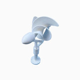 12V DC output, low start wind speed (1.5m/s), effective three-phase PM brushless generator, micro wind turbine generator 50W
