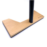 Alloy Base Display Platform Parking Rack for Brompton Bike Repair Rack Wood Veneer Aluminum