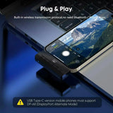 30M Type C Wireless HDMI Video Transmitter and Receiver Extender TV Stick Dongle Display Adapter for Iphone 15 Laptop PC To TV