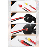 1200pcs Insulated Tubular Terminal Wire End Pressed Crimping Terminal Kit Wire Ferrules Connectors Terminals Cables End sleeves