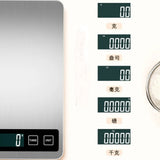 BIG Digital Kitchen Scale Stainless Steel Weigh 15kg 1g Electronic Scales LCD Display Smart Weighing Baking Food Weight Balance