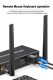 200M Wireless HDMI KVM Extender Video Transmitter and Receiver TV Stick Dongle Adapter for TV Box Camera Laptop PC To TV Monitor