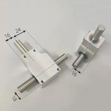 Right angle transmission reversing helical gear bevel gearbox reduction ratio 1:1 double output shaft 12MM 90 degree commutator