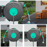 Wall Mounted Automatic Hose and Reel Flexibility  Irrigation System High Pressure Washer Water Retractable Garden Hose Reel