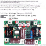 High Voltage DC Buck Power Output 12-54V/30A High-efficiency Battery Charging Module