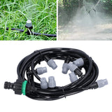 10m / 32.8ft 4/7 Irrigation Hose with 10 Misting Sprayer Nozzles Garden Greenhouse Terrace Watering System