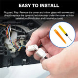 Exclusive Side Mirror Light For Honda Civic 11Th 2021-2023 LED Sequential Dynamic Indicator Smoked Black 2PCS