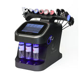 10 in 1 Facial Hydro Dermabrasion Machine Benchtop Black Pearl Skin Management Water Jet Auqa Peel Skin Care SPA Beauty Device
