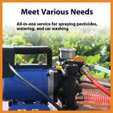 New Agricultural Electric High Pressure Pump Spraying Watering Car Wash Irrigation Double Cylinder Piston 12V/24V/48V/60V/220V