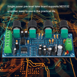 JY-A551 Preamp Tone Board Single Power Supply NE5532 Power Amplifier Board Fever Grade Tone Board Amplifier Application