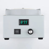 150MM Electric Surface Grinder - Speed Adjustable Wet/Dry Polishing Machine with White Alumina Wheel & Diamond Sanding Discs