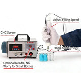 Automatic Peristaltic Pump Dispenser for Small Bottles, Accurate & Anti-Drip -  AC 220V Handheld Electric Liquid Filling Machine