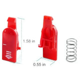 For DysonV12s/V15s Sub-marine And Omni‑glide Heads Vacuum Cleaner Release Catch With Spring Replacement Kit ABS Material
