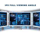 8"1280x800 Secondary White LCD Monitor For PC Case Fan CPU GPU Secondary Monitor