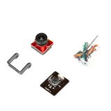 For Caddx Ratel2 Analog Camera 500MP Pixel 165° Viewing Angle Traverser FPV Versatile Convenience Camera, Easy Install Black
