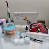 Professional A Kit Crystals Light Cure Flowables Professionals 18k Gold Teeths Whitenings Diy Tooths Gem Adhesives Kit