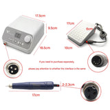 Pro Electric Nail Drill Nail Machine High Speed Handpiece 50000rpm Brushless Polishing Machine with Foot Control