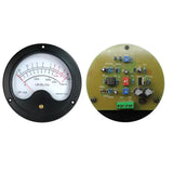 Premium Large-Size Aluminum VU Meter Dual-Color LED Backlight (Blue/Warm) for Amplifier Audio with Driver Board