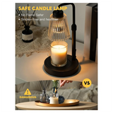 B59B-Adjustable Light Aromatherapy Lamp With Timer Dimmable Home Decoration Gift EU Plug