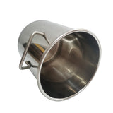 2 Gallon 8L Stainless Steel Vacuum Degassing Chamber Vacuum Defoaming Barrel For Silicone Resin AB Adhesive 20x24CM Acrylic Lid