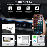 Plug And Play Connect 2026 2In1 Wireless Carplay Android Auto Adapter Universal For Nissan