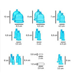 24-Cup Vacuum Breast Enhancement Therapy Machine Lymphatic Massage & Hip Amplification Pump for Body Slimming and Chest Firming