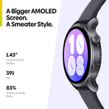 GPS Smart Watch With Dual Straps 1.43 Inch AMOLED Bluetooth Calling Heart Rate Blood Oxygen Health Monitor Sports Smartwatch