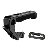 Top Handle For Camera Cage Rig G Rip With Clamp Rail Cold Shoes 1/4" 3/8" Threads