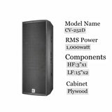 Portable Professional Audio Loudspeakers 15 Inch Full Range Speaker