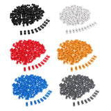100 Pieces 8mm Fader Knob Caps Touch Sensitive Slider Ribbed Mixer Push Caps