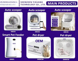 Self Cleaning Automatic Cat Litter Box with APP Control | 9L Large Capacity | Easy Clean Smart Litter Box Factory