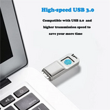 2X Fingerprint USB3.0 Flash Drive 64G Accurate Identificaiotn Privacy Management Key USB Fingerprint Flash Drive