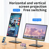 Mobile wireless projector screen sharing device supports iPhone, Android, home, dormitory, bedroom, portable connection, TV, pro