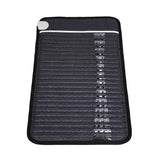 Far Infrared Heating Pad for Back Pain Relief - Amethyst & Tourmaline Gemstone Therapy Mat with Adjustable Temperature 80×50cm