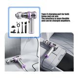 Portable Multifunction Air Duster Blower For Vehicle, Home& Office Detailing, Handheld Car Vacuum Cordless