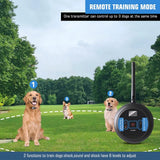 Smart Pet Fence Wireless Remote Shock Vibration Electronic Collar LED Training Dog  Remote Control Dog Trainer