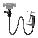 For Logitech C930e, C930 C920, C922x, C922,Brio 4K, Etc Compatible Flexible Arm Desk Mount Webcam Stand Holder Camera Brac